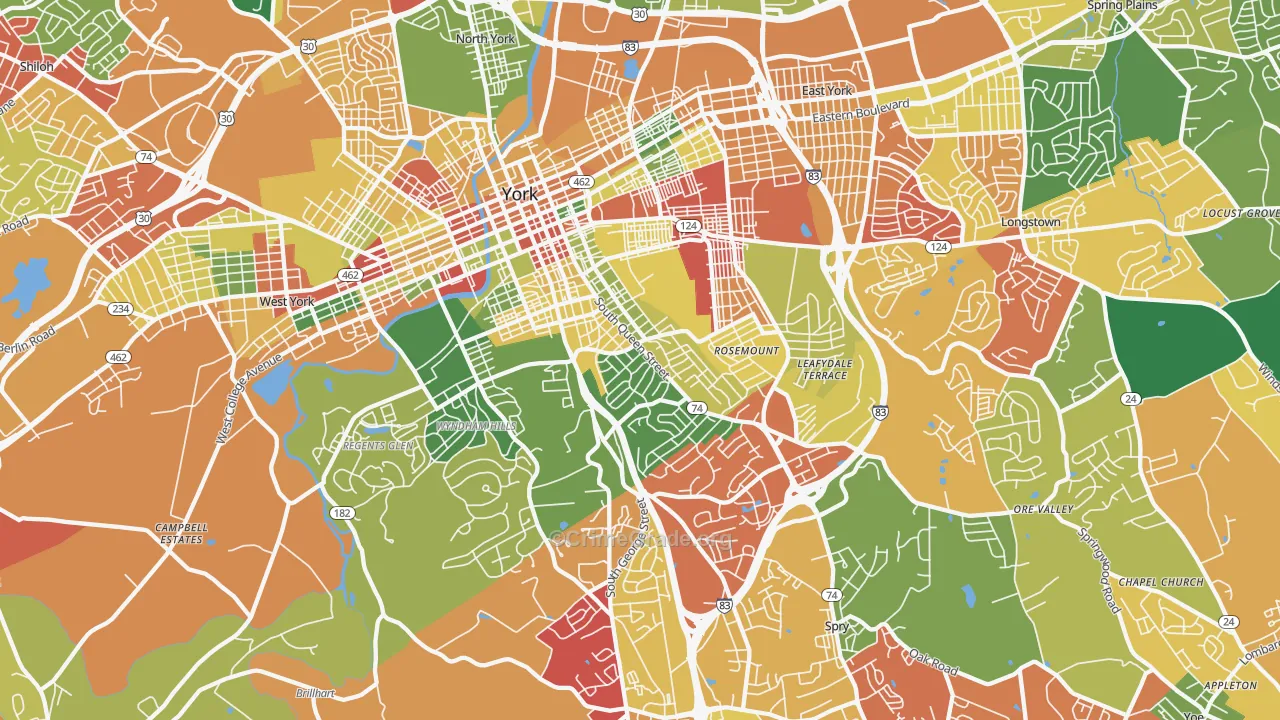 17403, PA Arson Crime Rates and Maps | CrimeGrade.org