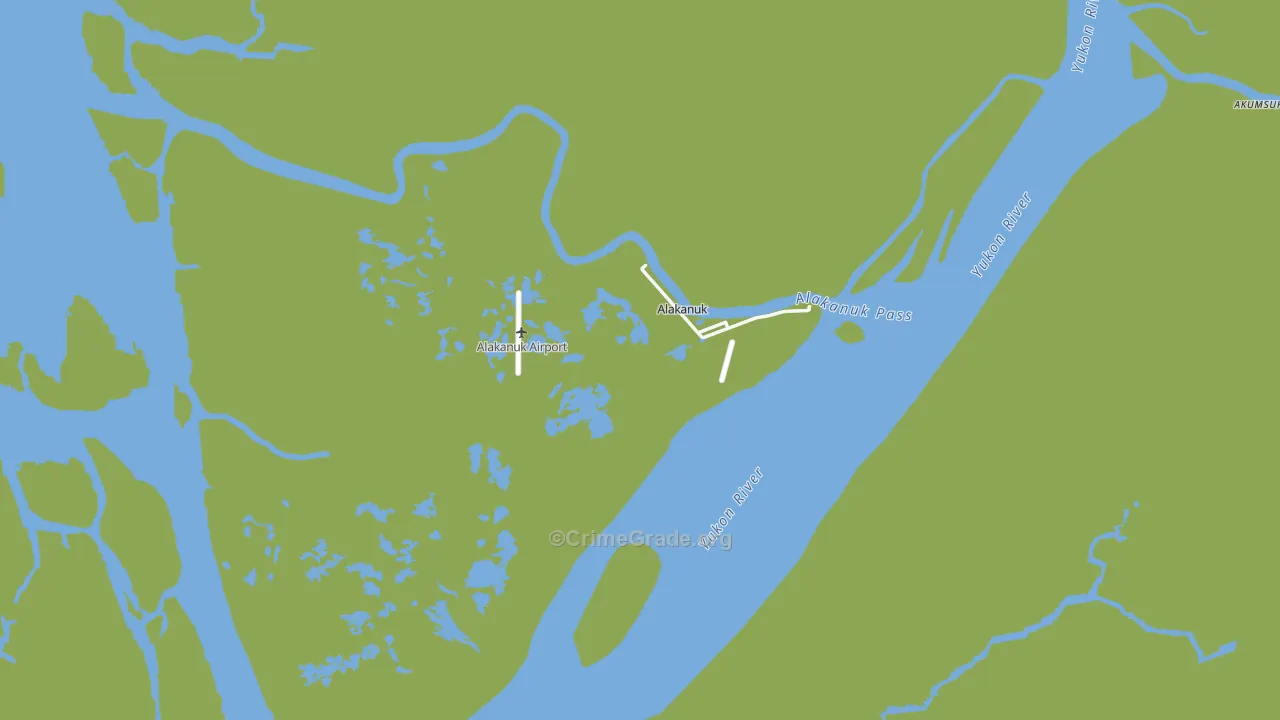 Alakanuk, AK Map of Arson Rates