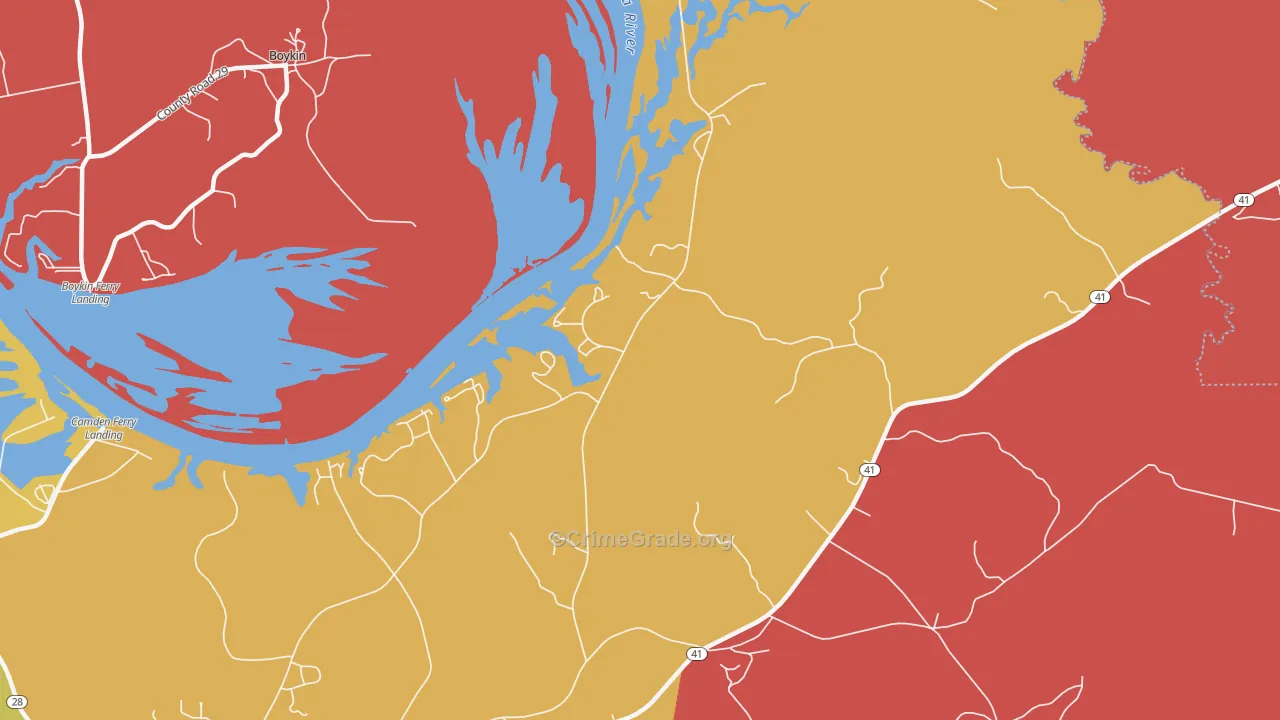 Annemanie, AL Map of Arson Rates