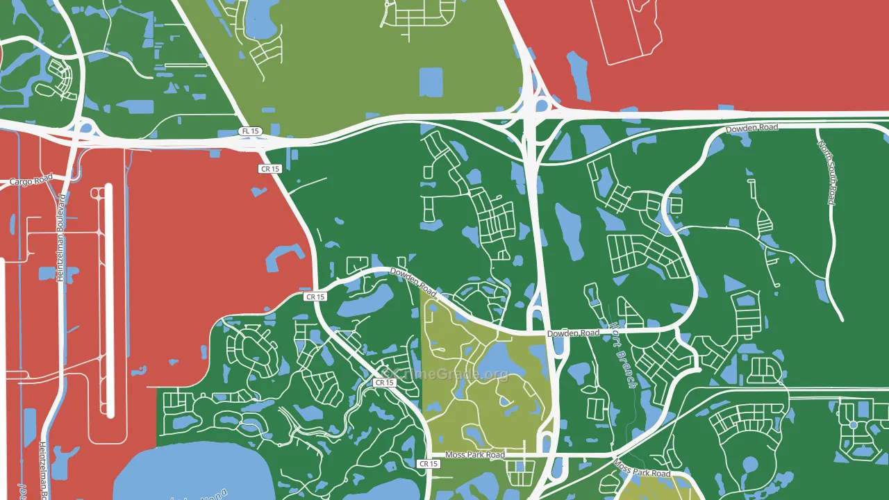 Bal Bay, Orlando, FL Map of Arson Rates