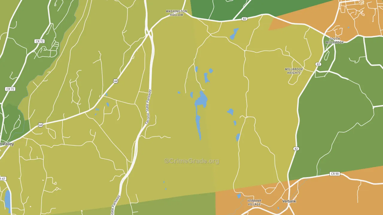 Bangall, NY Map of Arson Rates