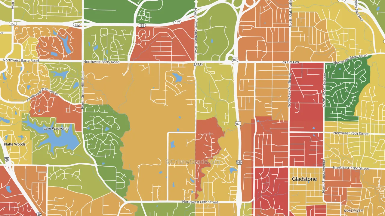 Barry Harbour, Kansas City, MO Map of Arson Rates