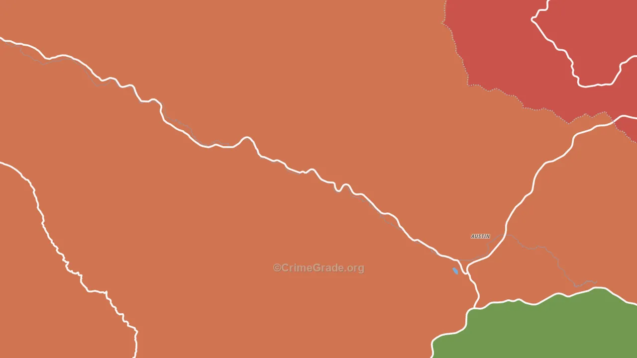 Bates, OR Map of Arson Rates