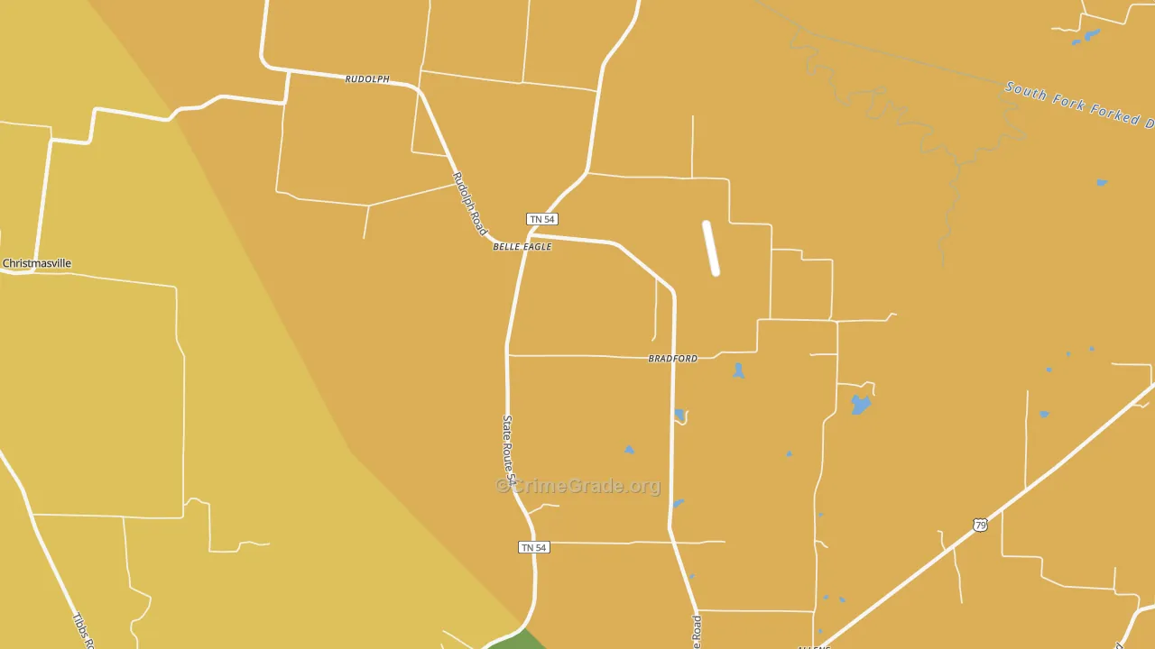 Belle Eagle, TN Map of Arson Rates
