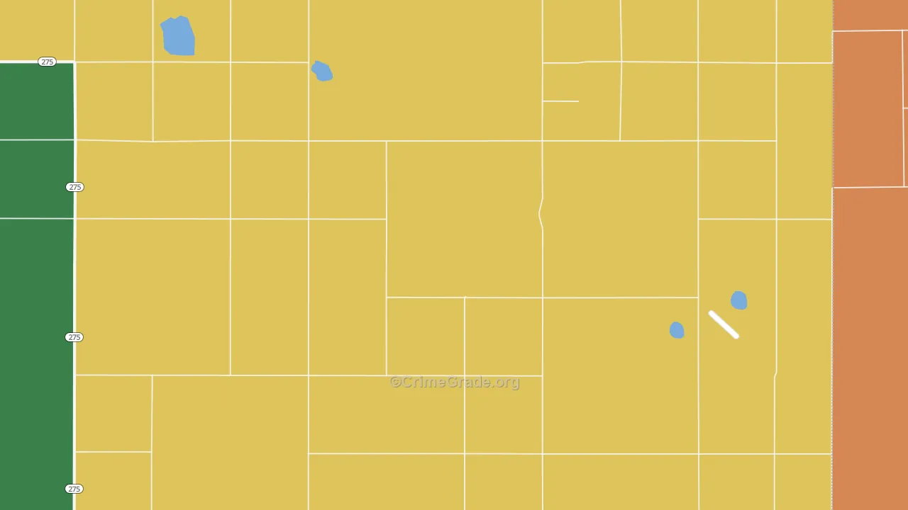 Bellview, NM Map of Arson Rates