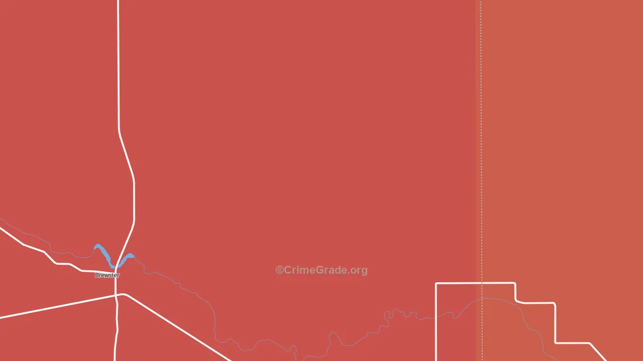 Brewster, NE Map of Arson Rates