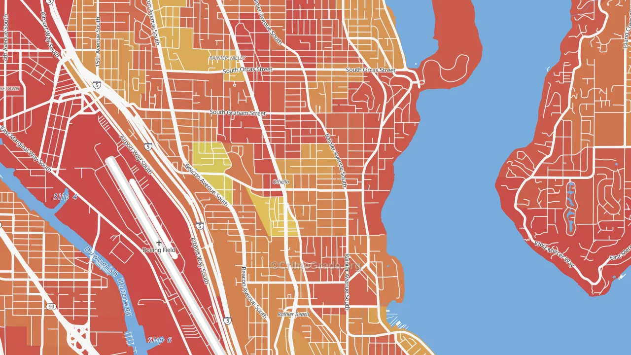 Brighton, Seattle, WA Map of Arson Rates