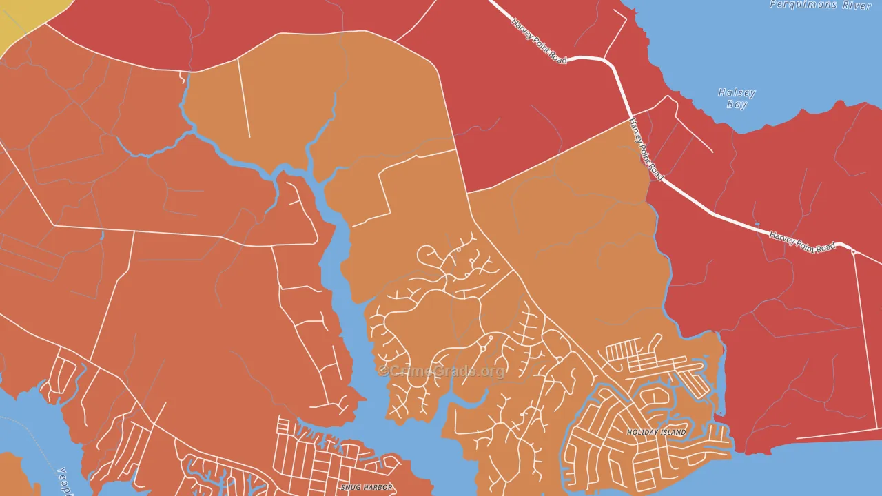 Burgess, NC Map of Arson Rates