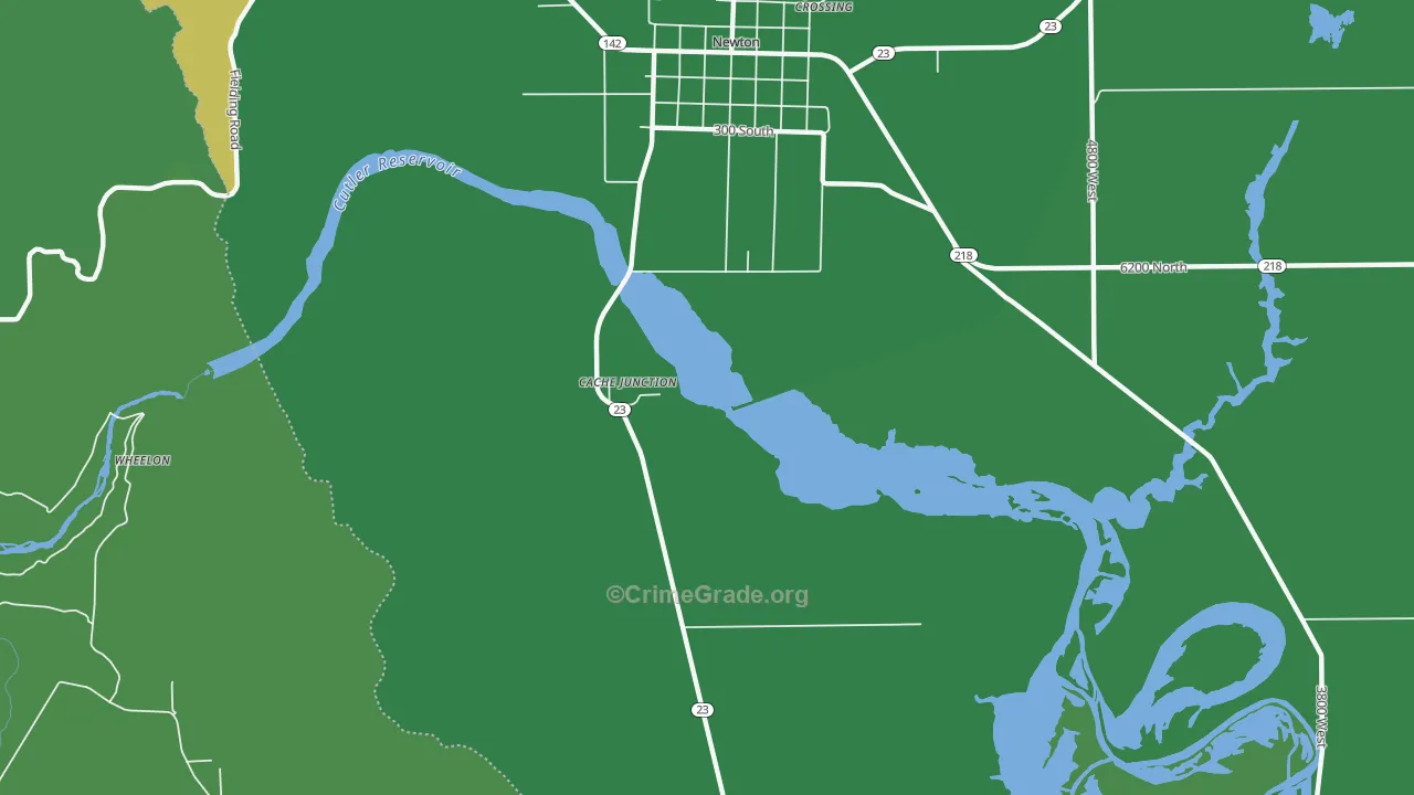 Cache Junction, UT Map of Arson Rates