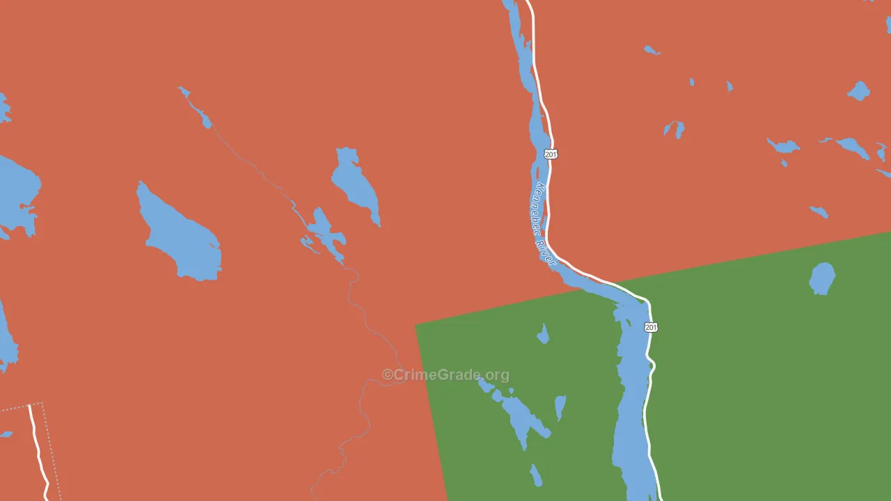 Caratunk, ME Map of Arson Rates