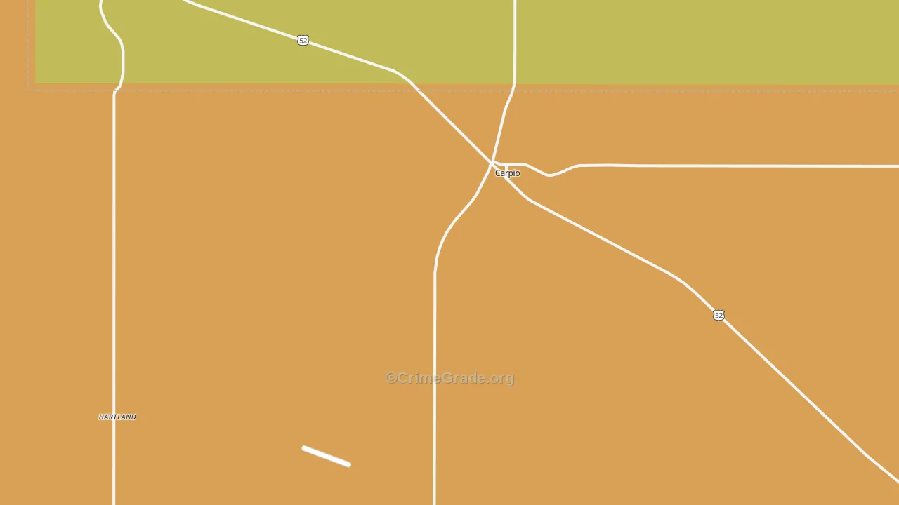 Carpio, ND Map of Arson Rates