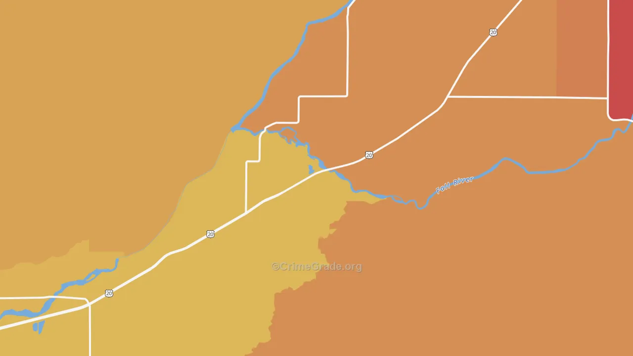 Chester, ID Map of Arson Rates