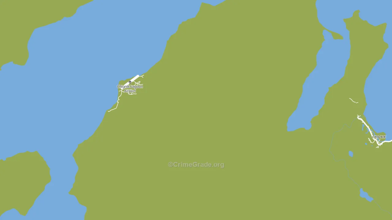 Chignik Lagoon, AK Map of Arson Rates
