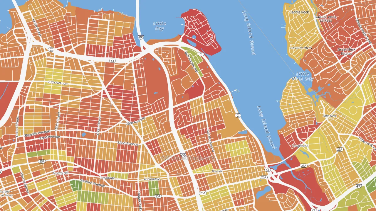 Clearview, Queens, NY Map of Arson Rates