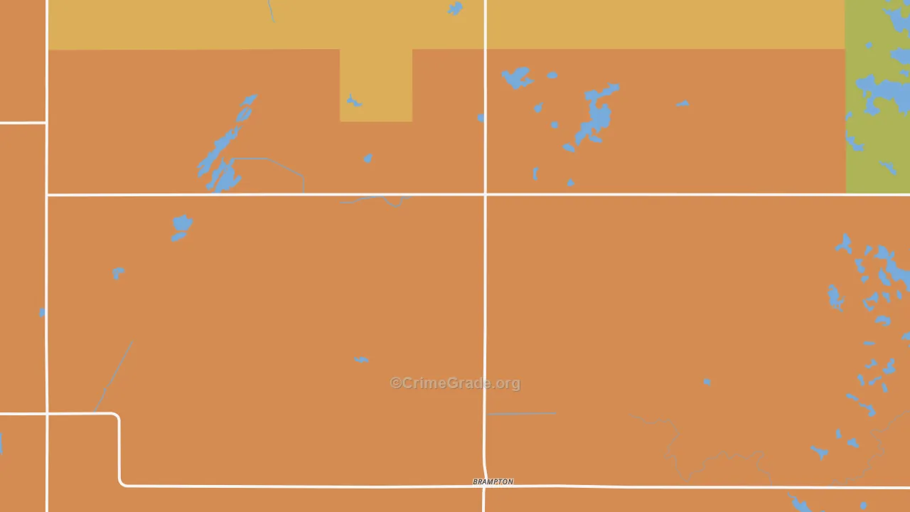 Cogswell, ND Map of Arson Rates