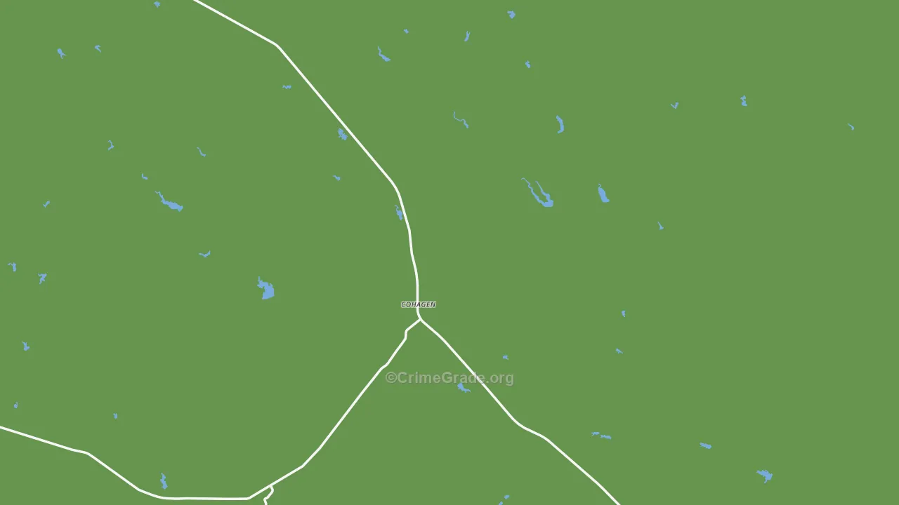 Cohagen, MT Map of Arson Rates