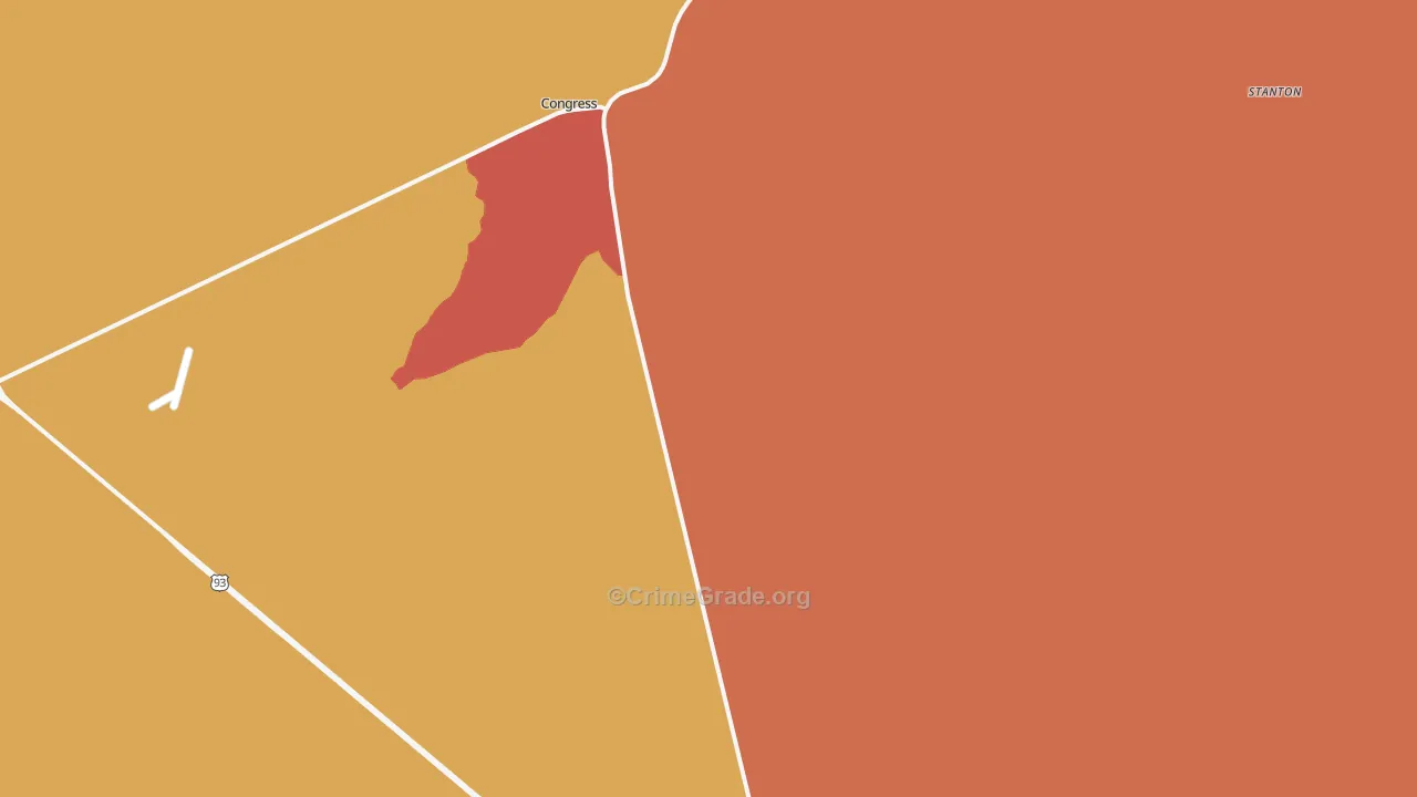 Congress, AZ Map of Arson Rates