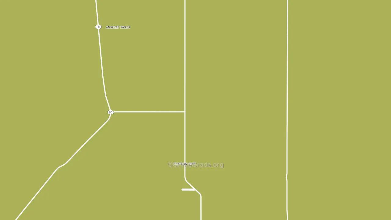 Cotton City, NM Map of Arson Rates