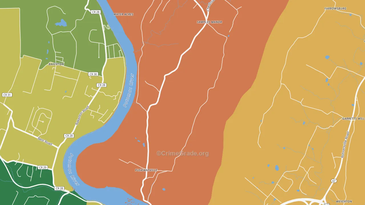 Dargan, MD Map of Arson Rates