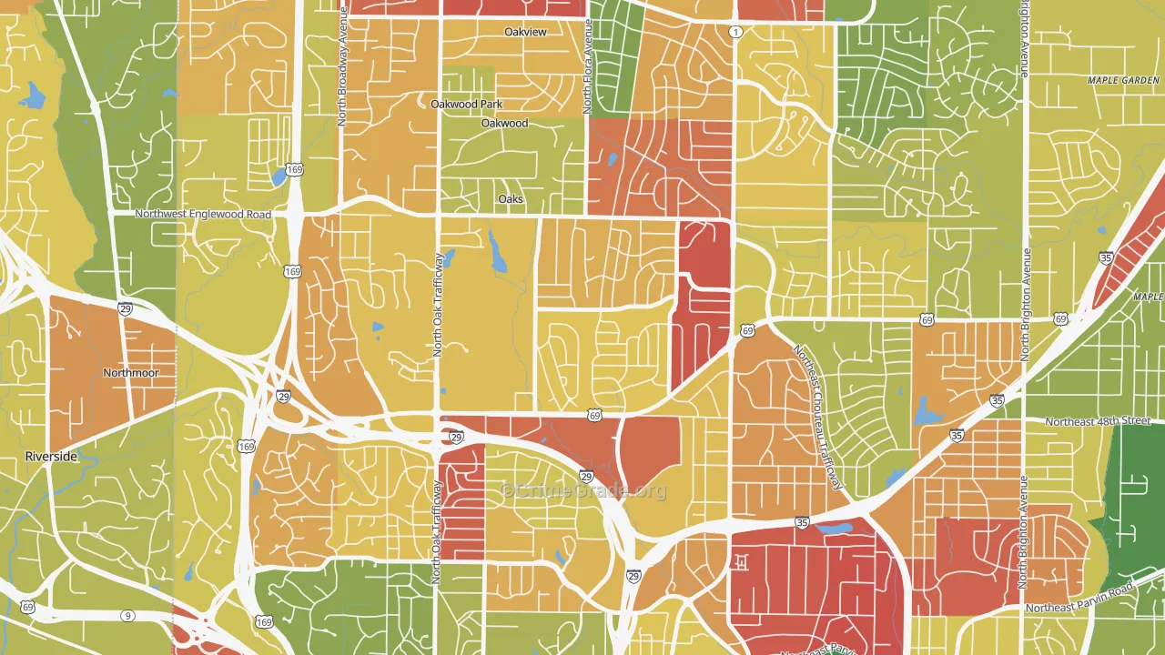 Davidson, Kansas City, MO Map of Arson Rates