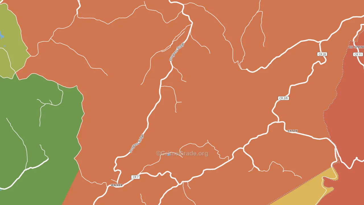 Deerwalk, WV Map of Arson Rates