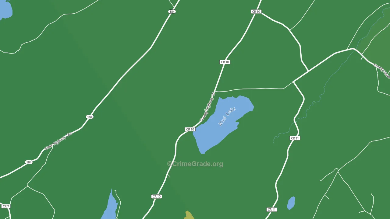 DePeyster, NY Map of Arson Rates