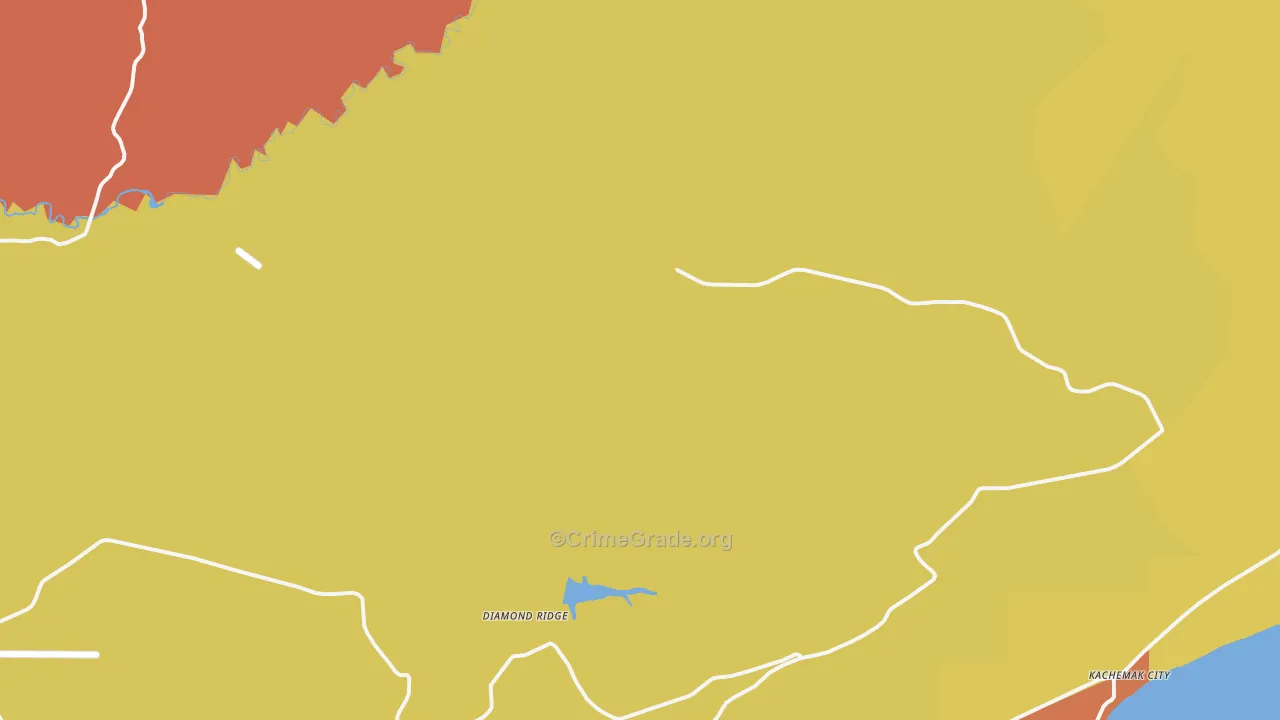 Diamond Ridge, AK Map of Arson Rates
