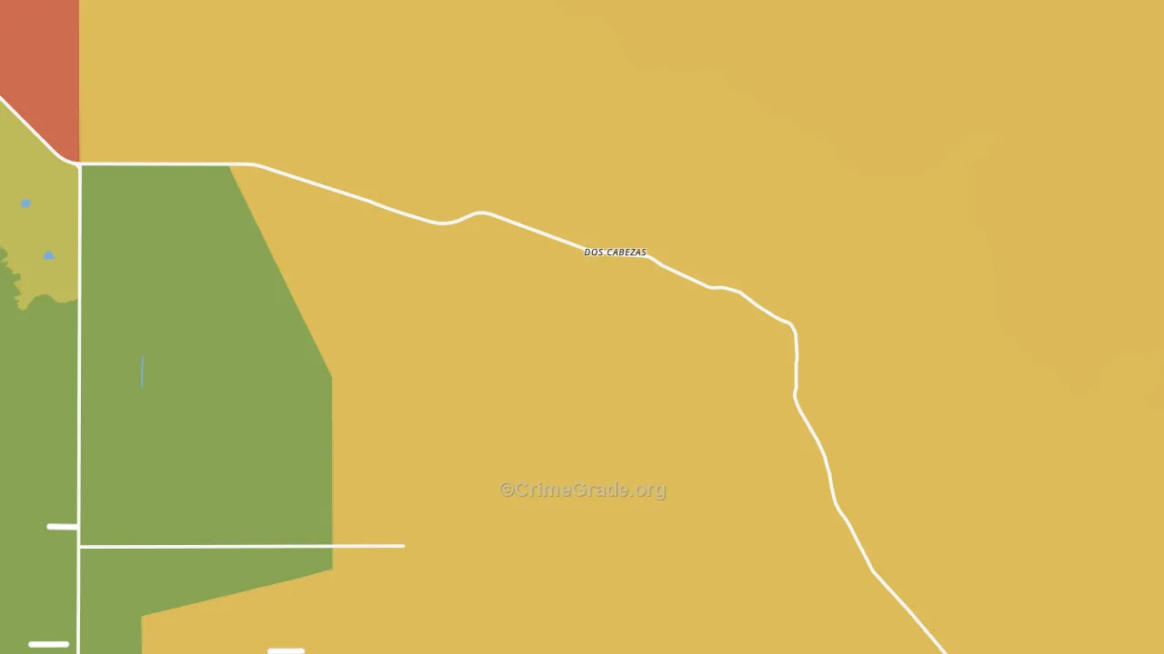 Dos Cabezas, AZ Map of Arson Rates