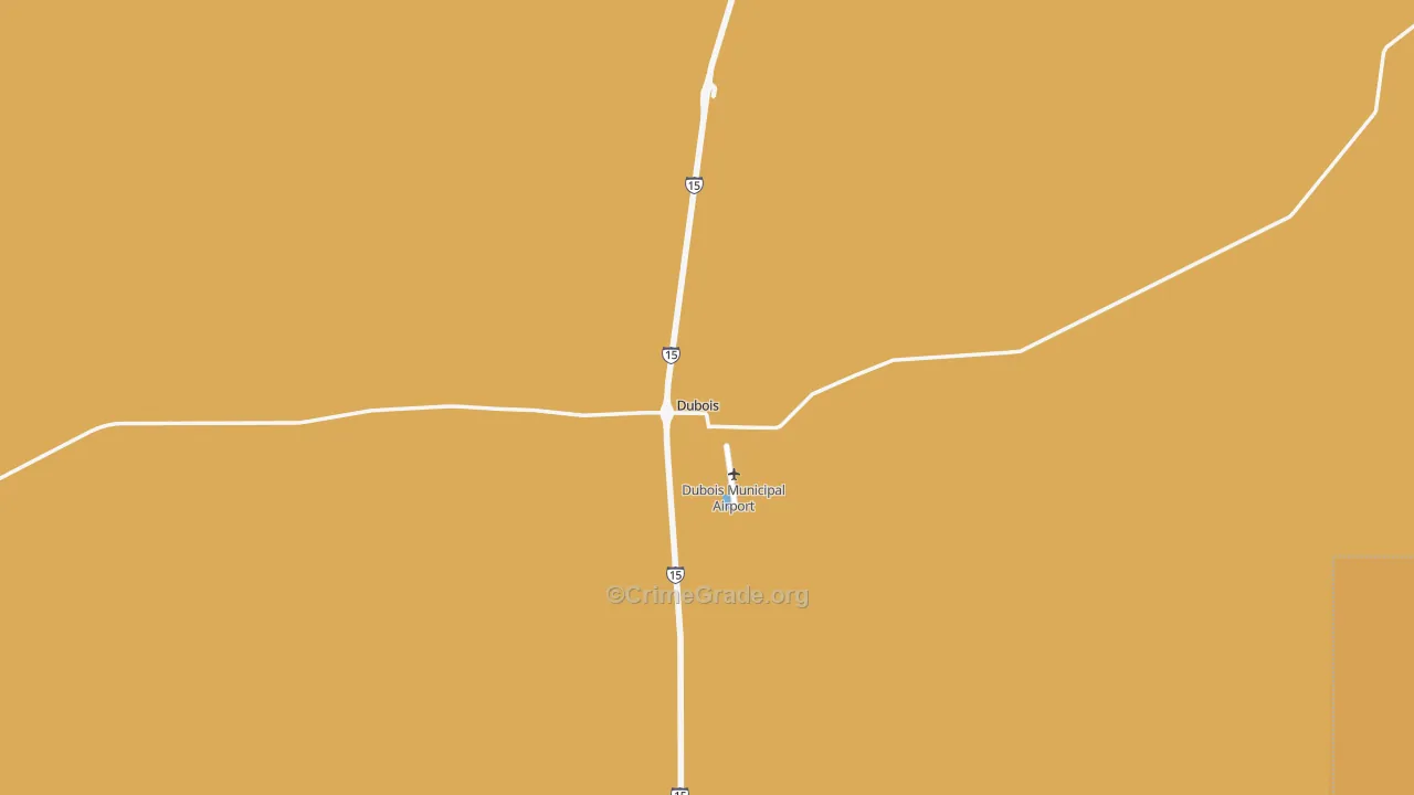 Dubois, ID Map of Arson Rates
