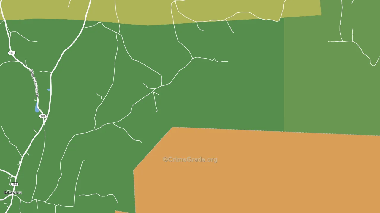 East Enosburg, VT Map of Arson Rates
