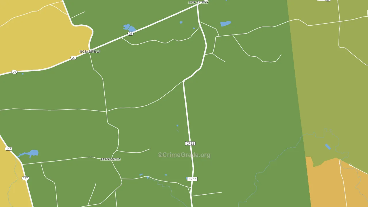 East Galway, NY Map of Arson Rates