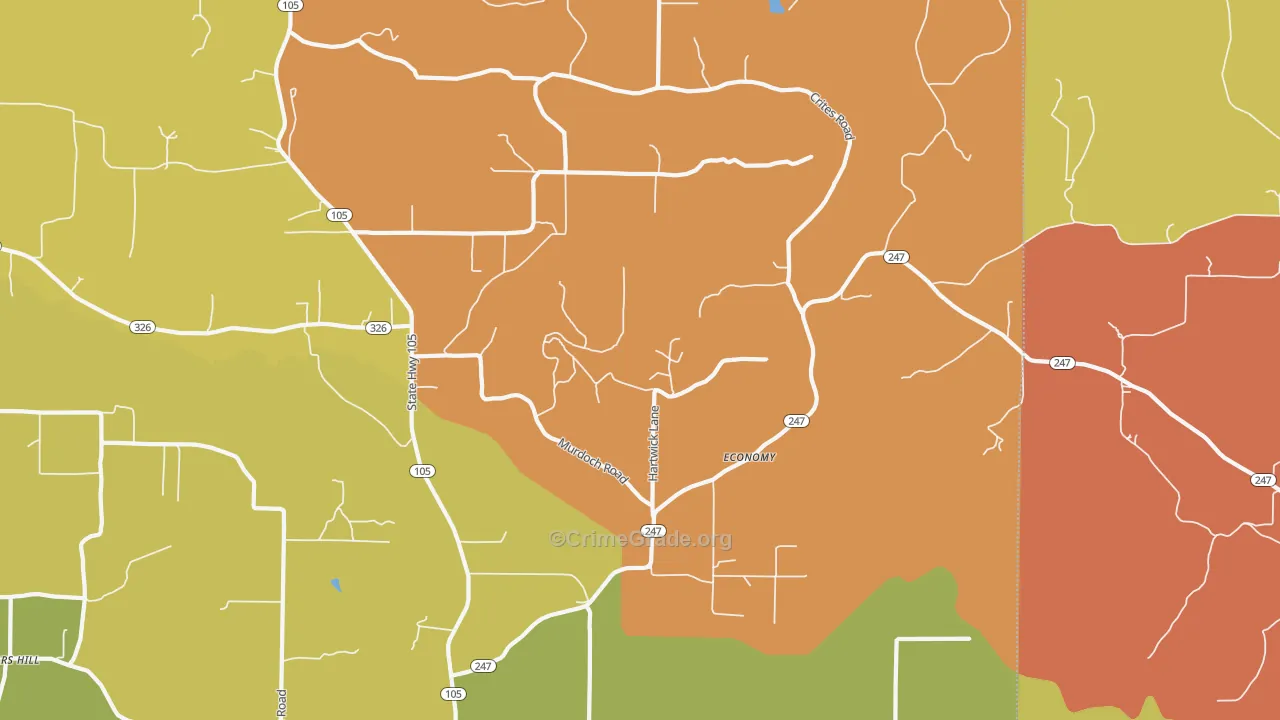 Economy, AR Map of Arson Rates