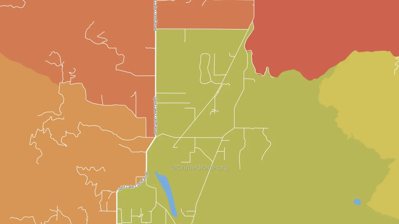 Edgemere, ID Map of Arson Rates