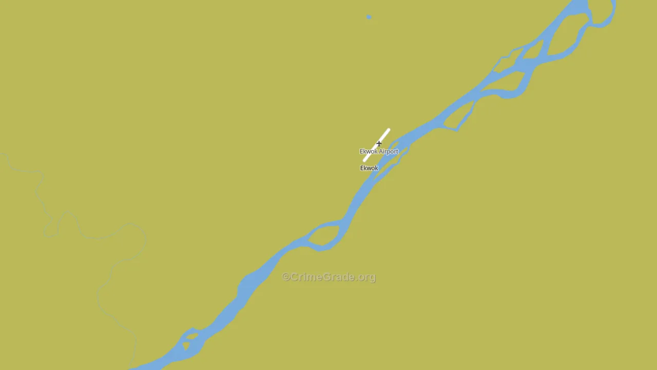 Ekwok, AK Map of Arson Rates