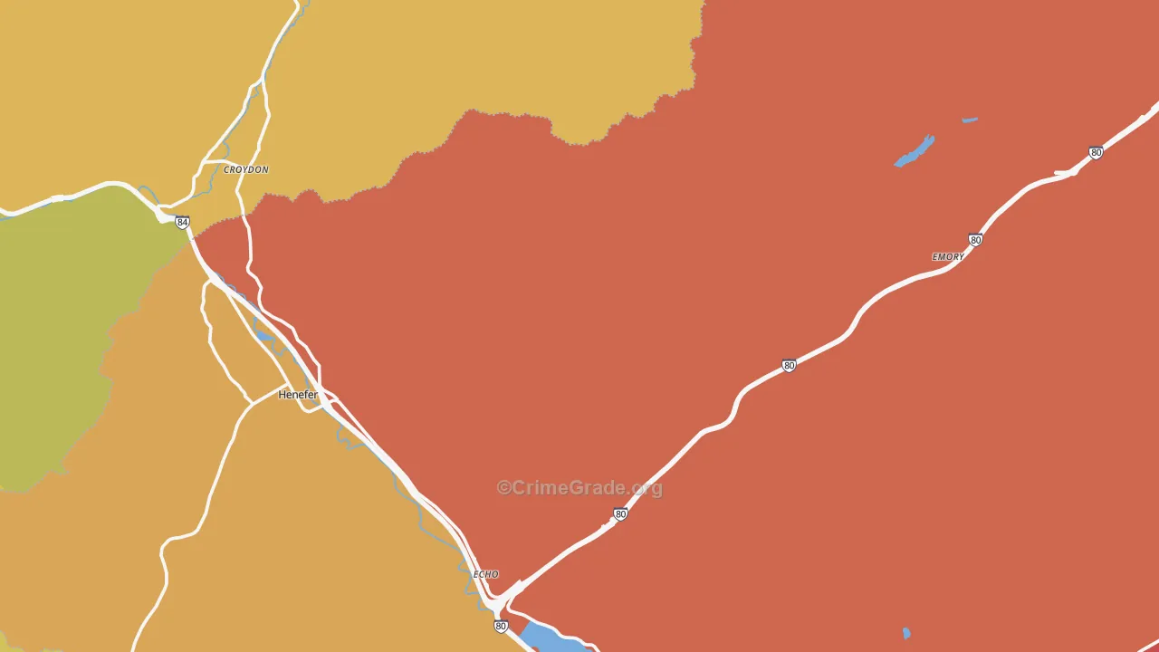 Emory, UT Map of Arson Rates