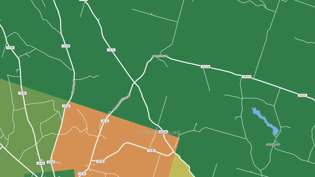 Empeyville, NY Map of Arson Rates