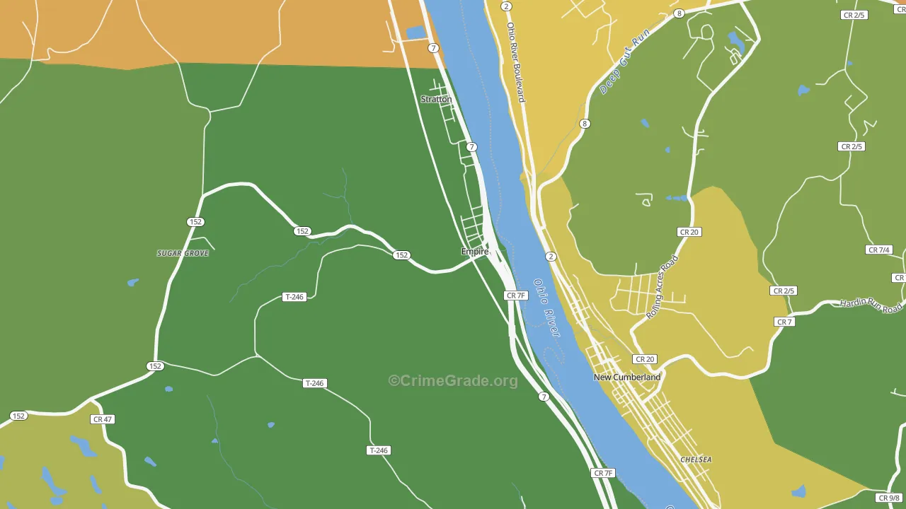 Empire, OH Map of Arson Rates