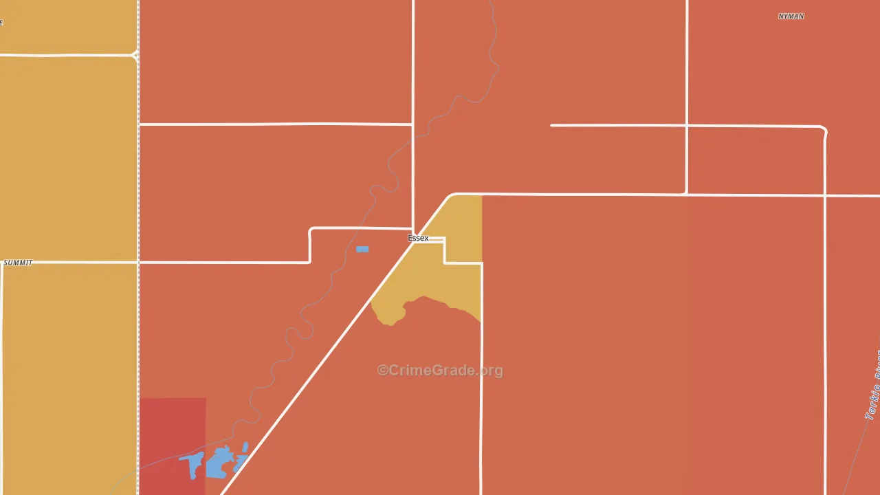Essex, IA Map of Arson Rates