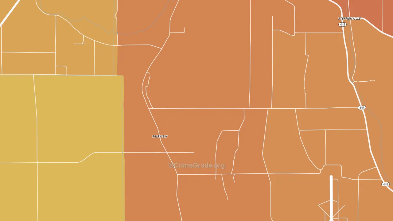 Fairview, MS Map of Arson Rates