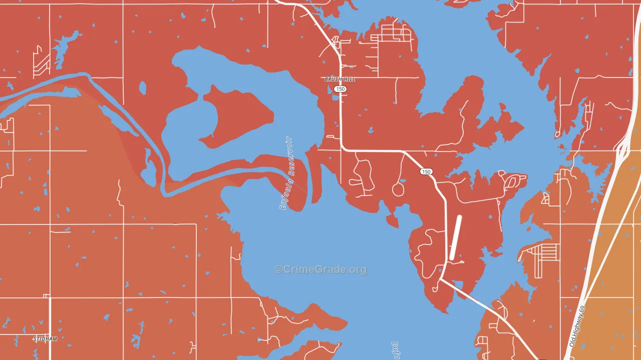 Fame, OK Map of Arson Rates