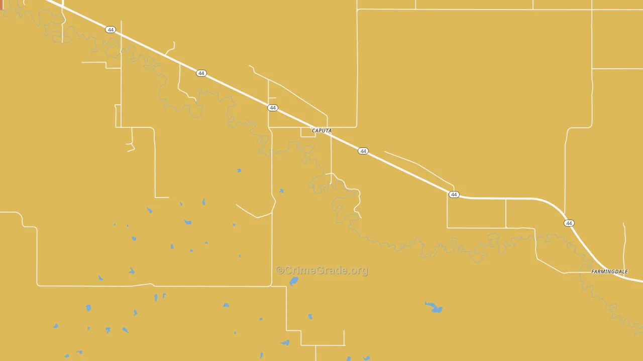 Farmingdale, SD Map of Arson Rates