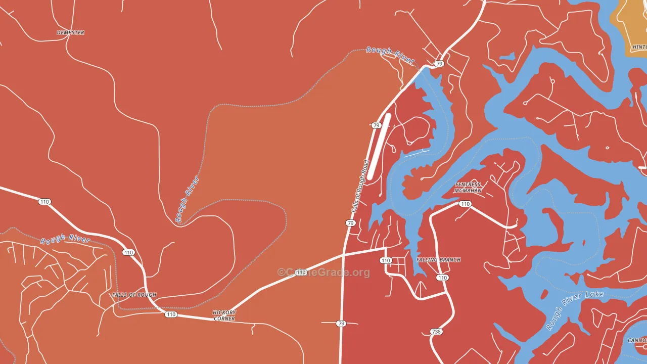 Fentress McMahan, KY Map of Arson Rates
