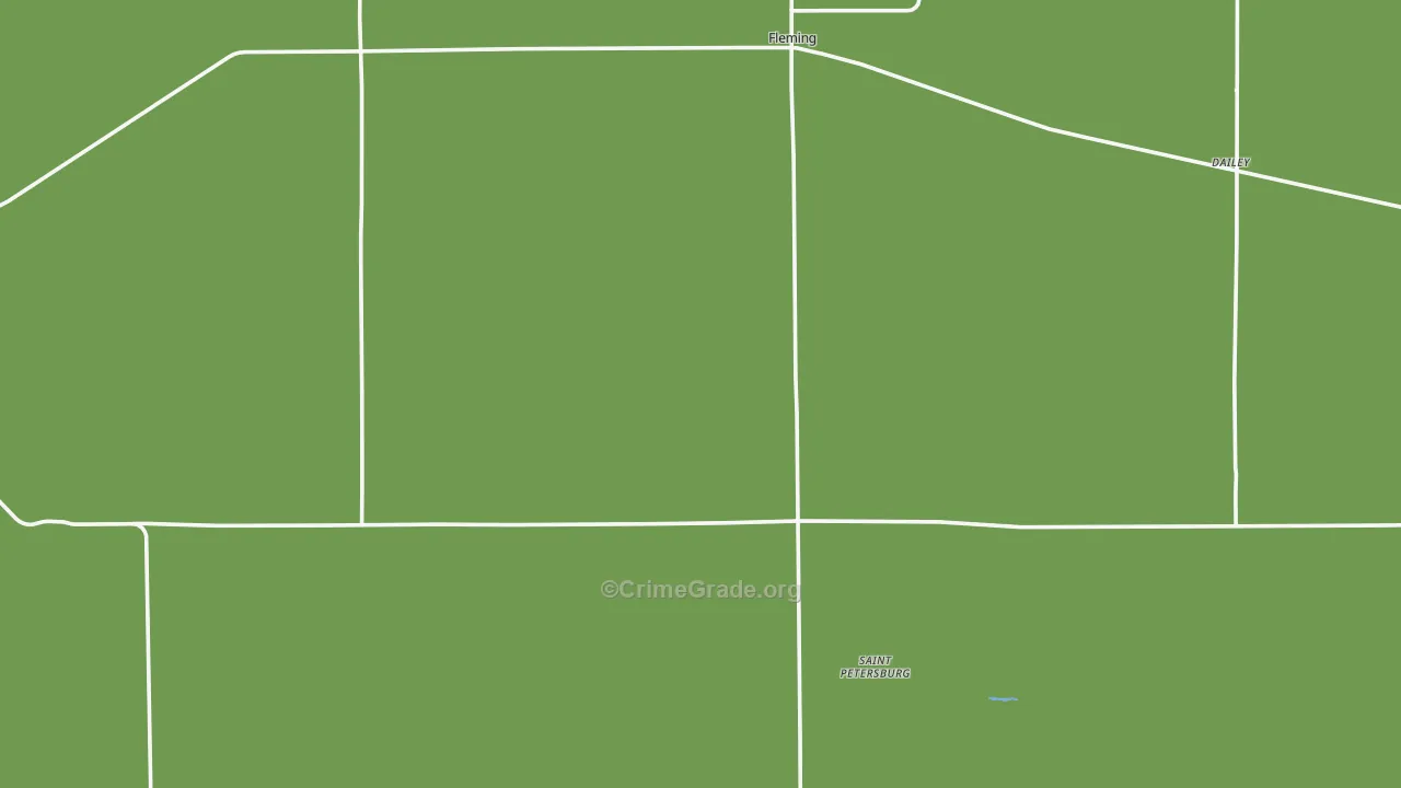 Fleming, CO Map of Arson Rates