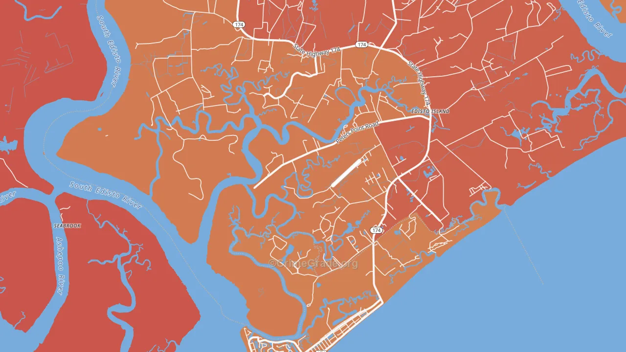 Freedman, SC Map of Arson Rates