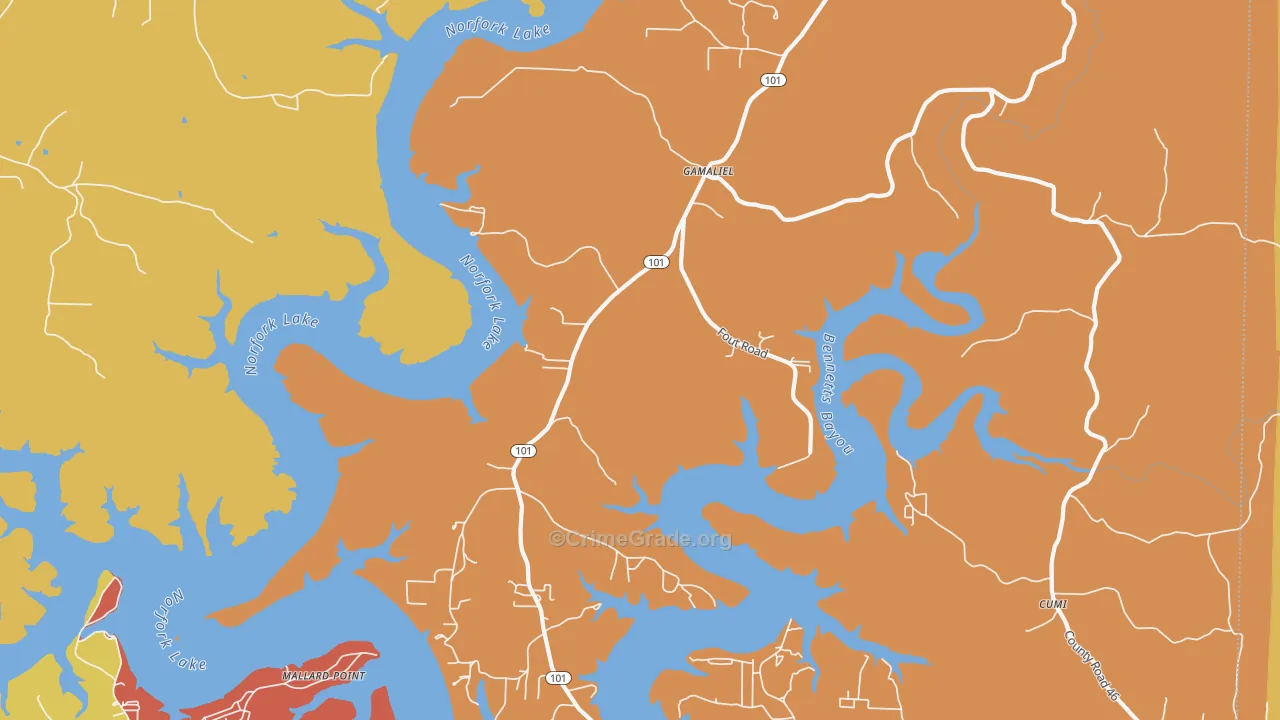 Gamaliel, AR Map of Arson Rates