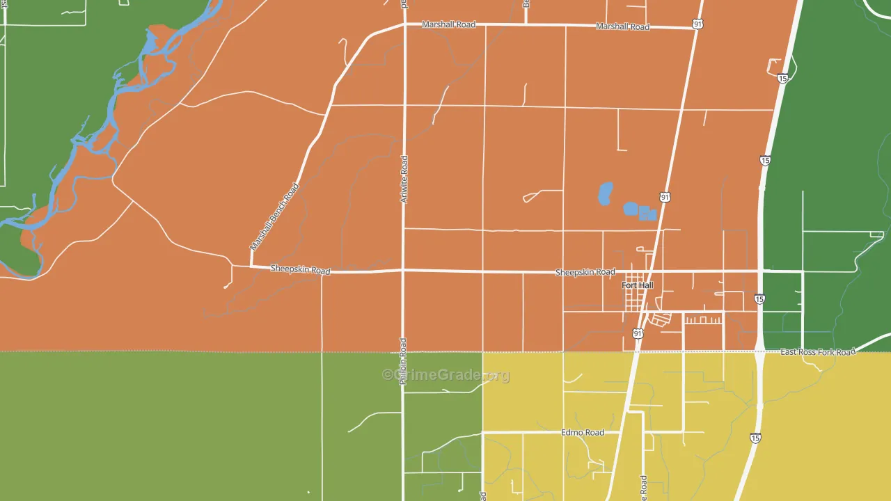Gibson, ID Map of Arson Rates