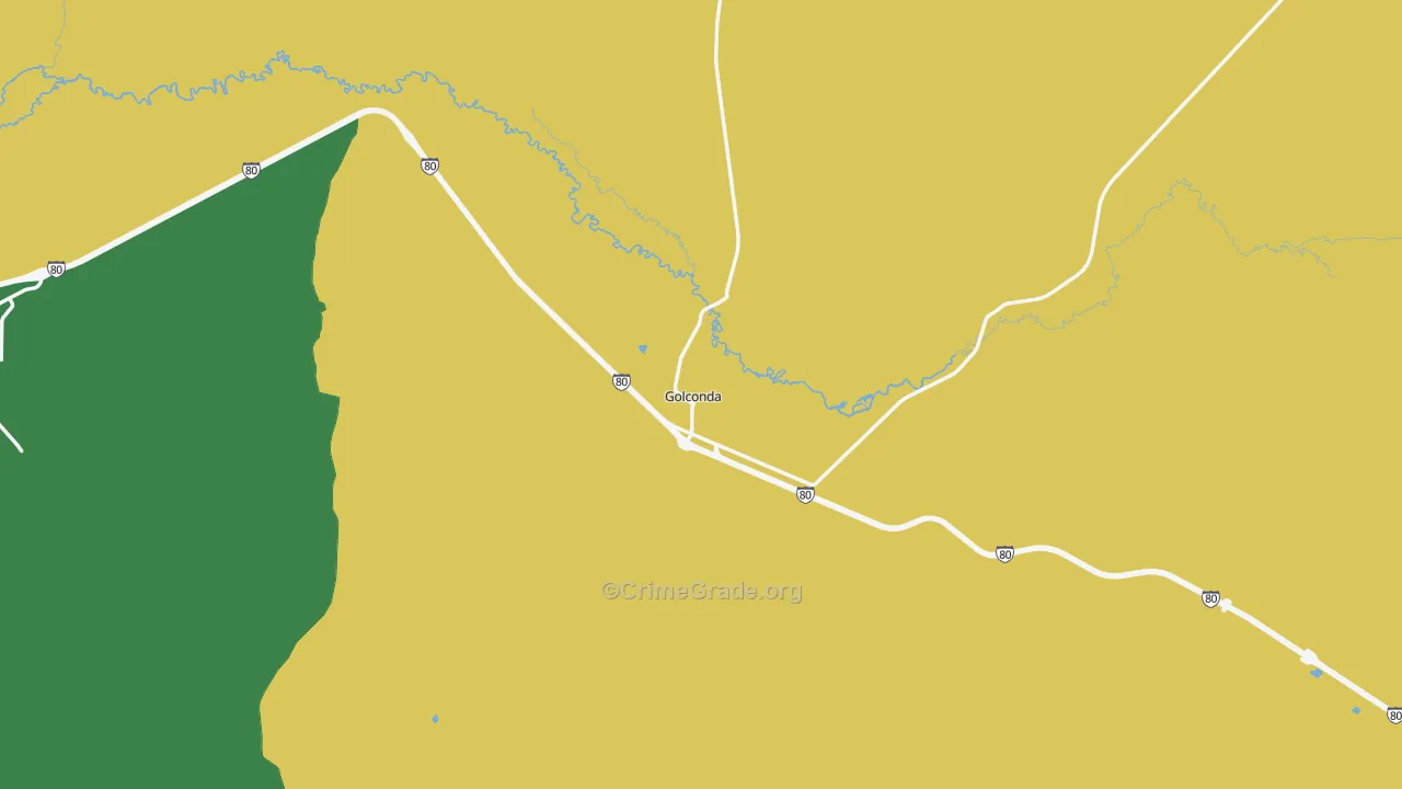 Golconda, NV Map of Arson Rates