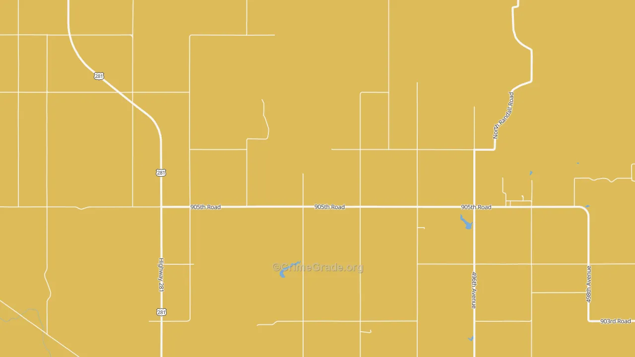 Gross, NE Map of Arson Rates