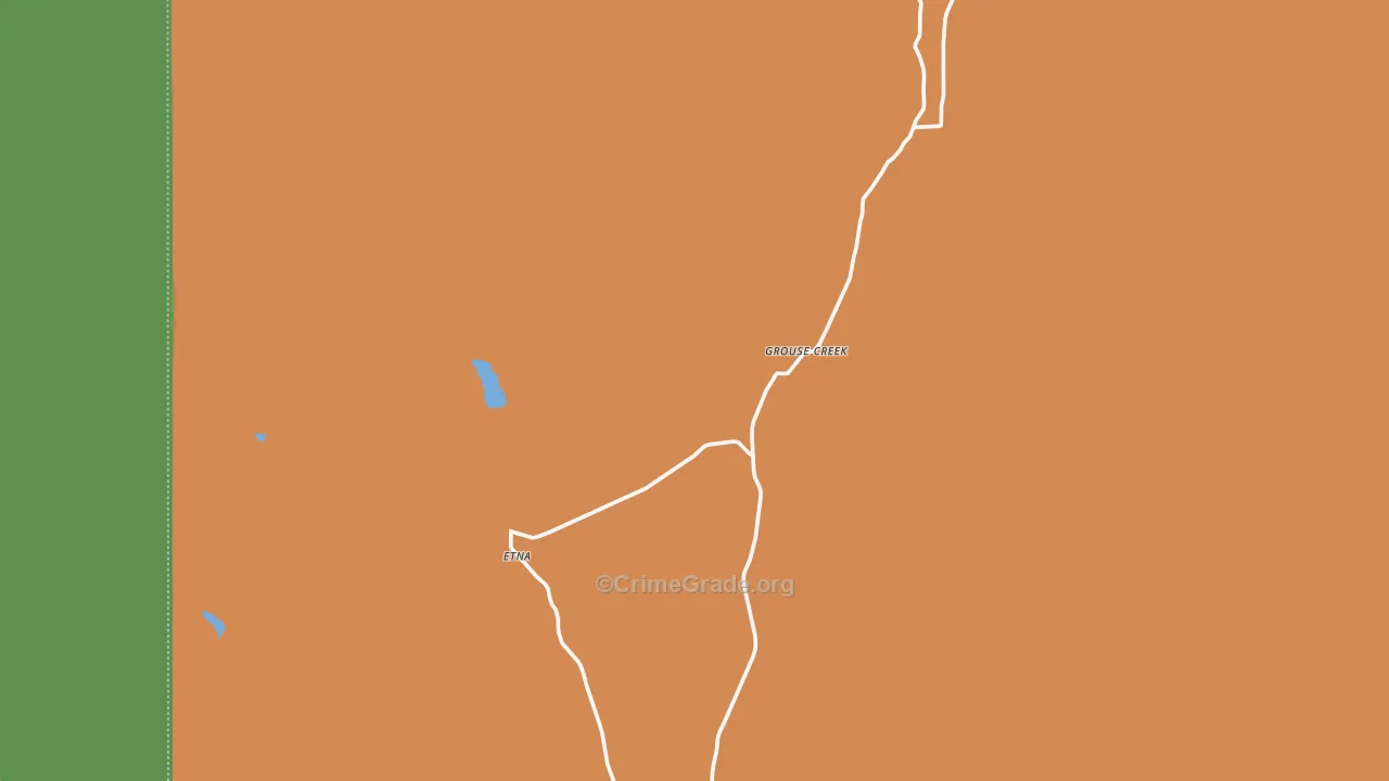 Grouse Creek, UT Map of Arson Rates