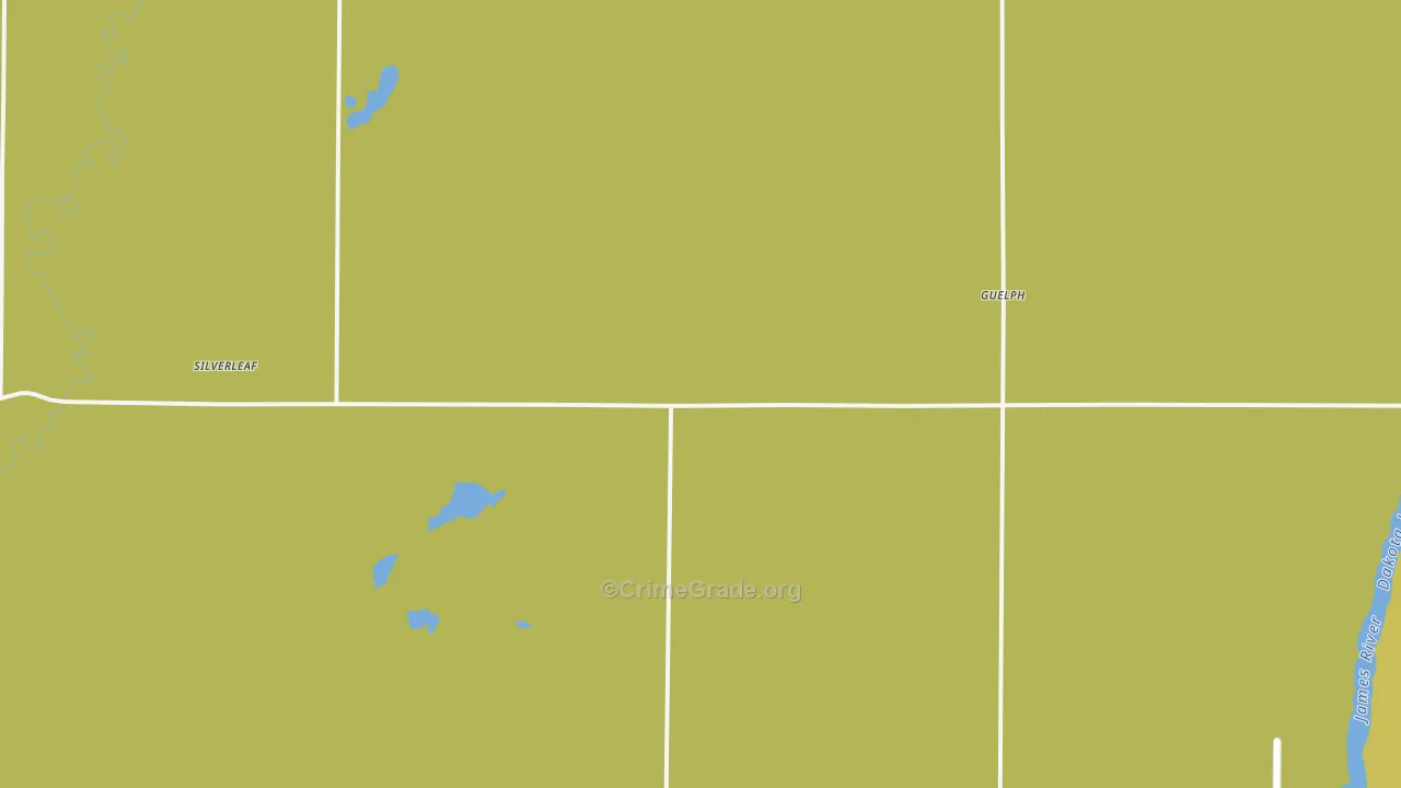 Guelph, ND Map of Arson Rates